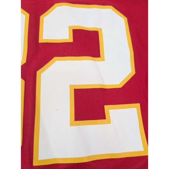 Dante Hall Kansas City Chiefs #82 Vintage Distressed Red NFL Jersey Size Large - Picture 13 of 13